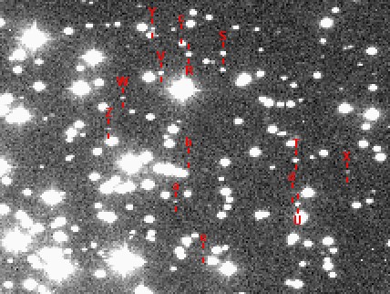 Messier 67 magnitudes